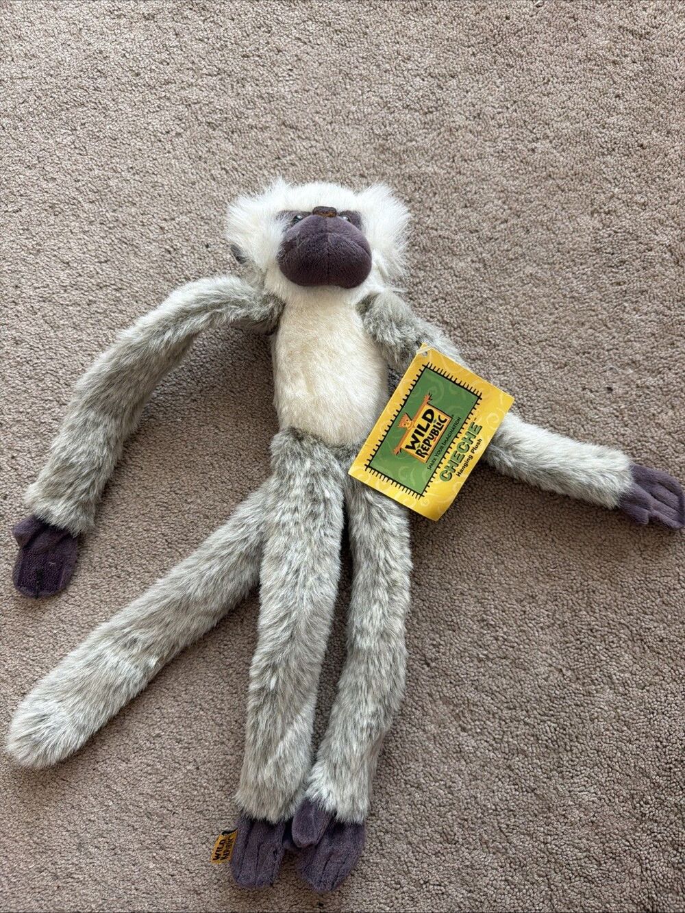 Vintage Wild Republic Rainforest Cafe Monkey Plush 2001 NWT